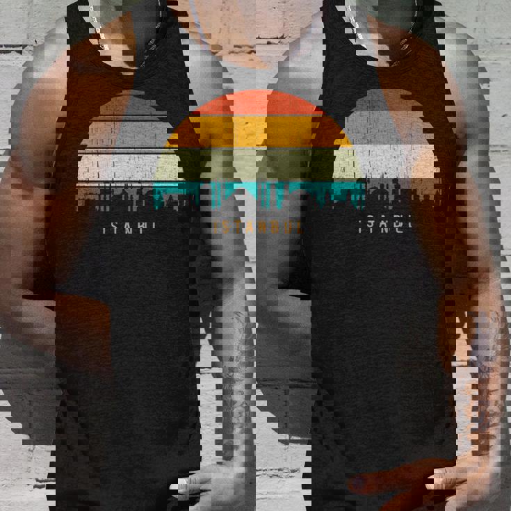 Vintage Retrotyle City Turkeykyline Cityscape Istanbul 長袖tシャツ タンクトップ 彼への贈り物