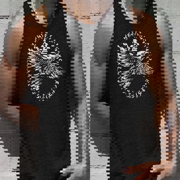 Walhalla Raven Odins ルーンズ ノルディック コンパス バイキング タンクトップ 彼への贈り物