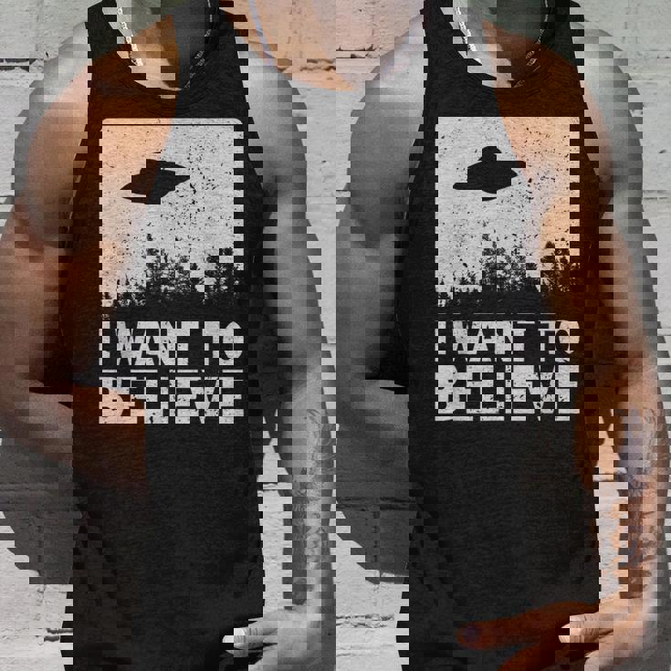 I Want To Believe I Aliens Ufo エリア 51 Roswell タンクトップ 彼への贈り物