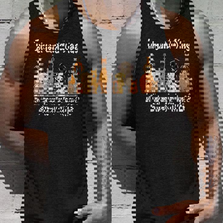 I Wanted Only Wanted 10 Dogs But If God Want Me Have 20 Then 40 タンクトップ 彼への贈り物