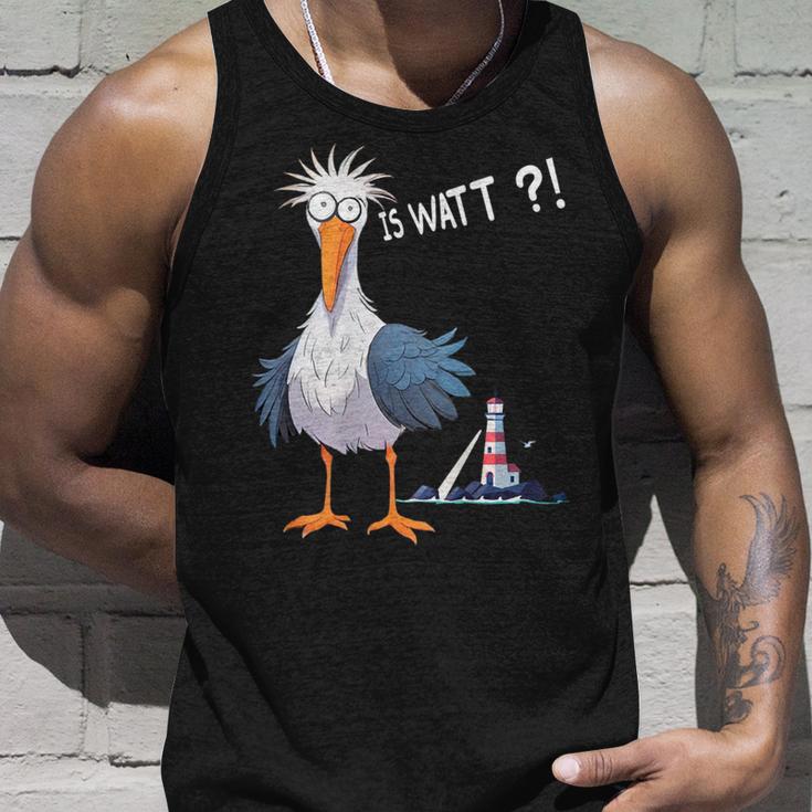 Is Watt Lustige Möweeagull Nordsee Leuchttur Is Watt Tank Top Geschenke für Ihn