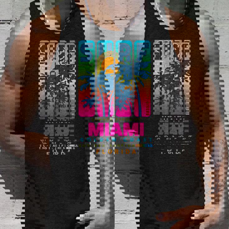 Wear Miami Florida Miami Colorfulunrise Graphic タンクトップ 彼への贈り物