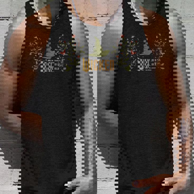 Wicked Movie ロゴ エルファバハット フローラル タンクトップ 彼への贈り物