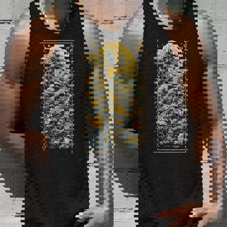 Year Of The Dragon 2024 Cool Dragon グラフィックアート メンズ レディース タンクトップ 彼への贈り物