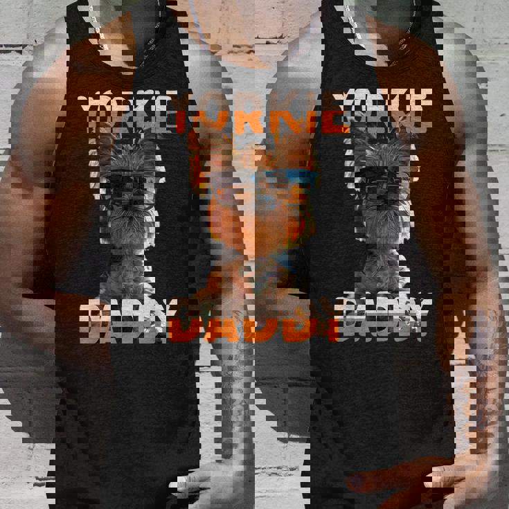 Yorkie Daddyヨーキー パパ 父の日 お父さん スウィート・ヨークシャー・テリア タンクトップ 彼への贈り物