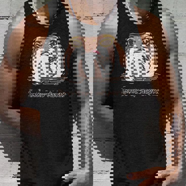 《Breviceps Adspersus》 アメフクラガエル カエル好き おもしろ ネタ プレセント タンクトップ 彼への贈り物