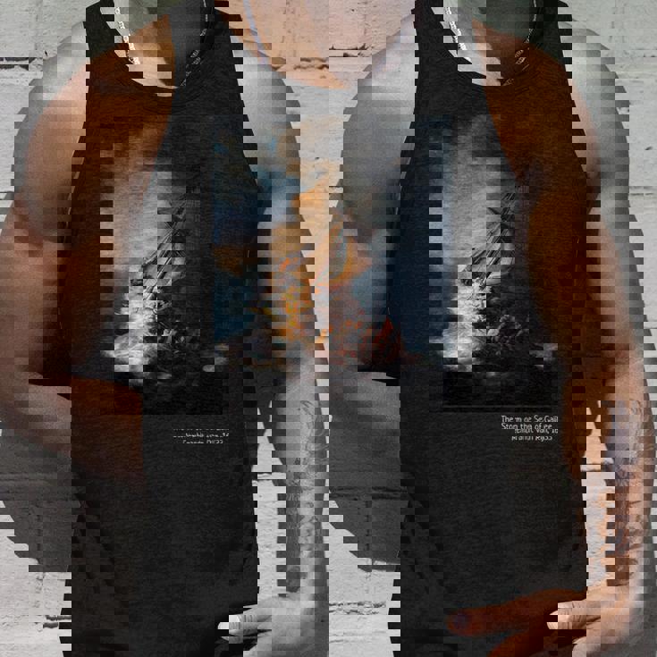 「Thetorm On Theea Of Galilee」ペイントアートtシャツ タンクトップ 彼への贈り物