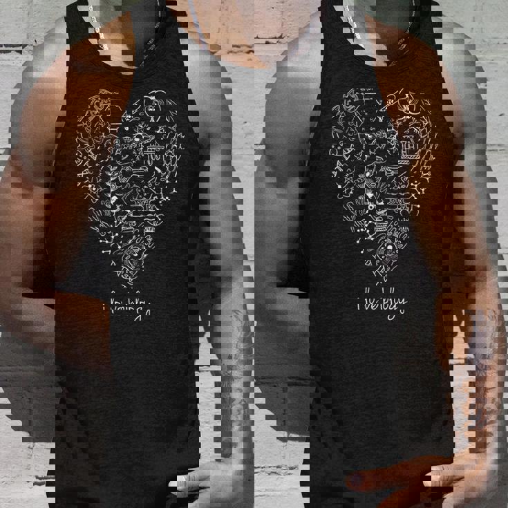 「生物学が大好き」生物学愛好者のための タンクトップ 彼への贈り物