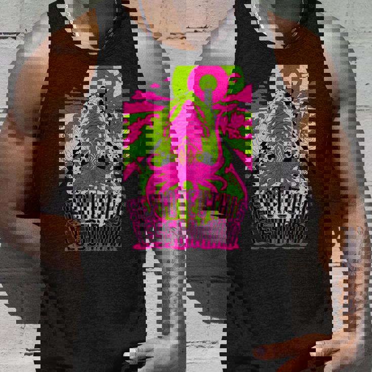 【アオリイカ】 海釣り イカ釣り ユニークイラスト アウトドア 【Sepioteuthis Lessoniana】 タンクトップ 彼への贈り物