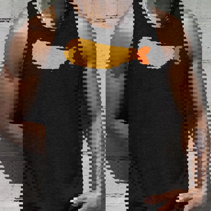 【エビフライ】えびふらい 海老 えび 蝦 エビ おもしろ 面白い シンプル イラスト おしゃれ 可愛い ネタ ウケ狙い タンクトップ 彼への贈り物