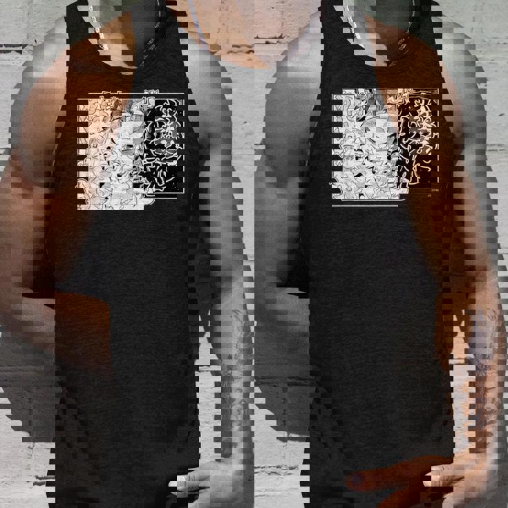 【大神ミオ】『ヤマト神想怪異譚』漫画コマtシャツ（本人セレクト 日本語） タンクトップ 彼への贈り物