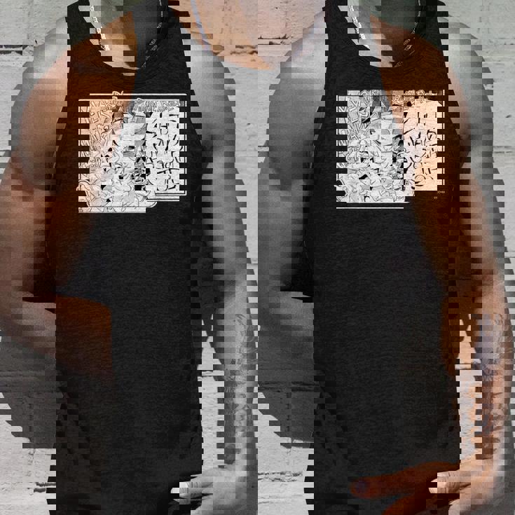 【大神ミオ】『ヤマト神想怪異譚』漫画コマtシャツ（本人セレクト 英語） タンクトップ 彼への贈り物