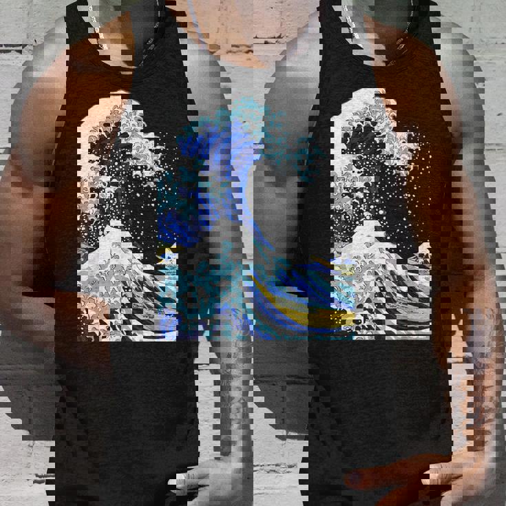 【神奈川沖浪裏】葛飾北斎 和柄 日本のお土産 贈り物 ギフト タンクトップ 彼への贈り物