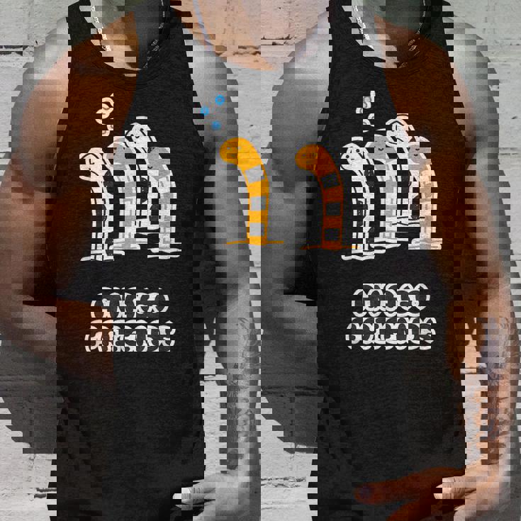 あなごフレンズ《チンアナゴ & ニシキアナゴ》【どうぶつフレンズ】水族館 ゆるくて かわいい 面白 動物 イラスト タンクトップ 彼への贈り物