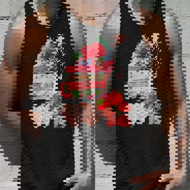 いちご ショートケーキ スイーツ デザート かわいい 春 お菓子、おしゃれ、パティシエ、ハート、カジュアル タンクトップ 彼への贈り物