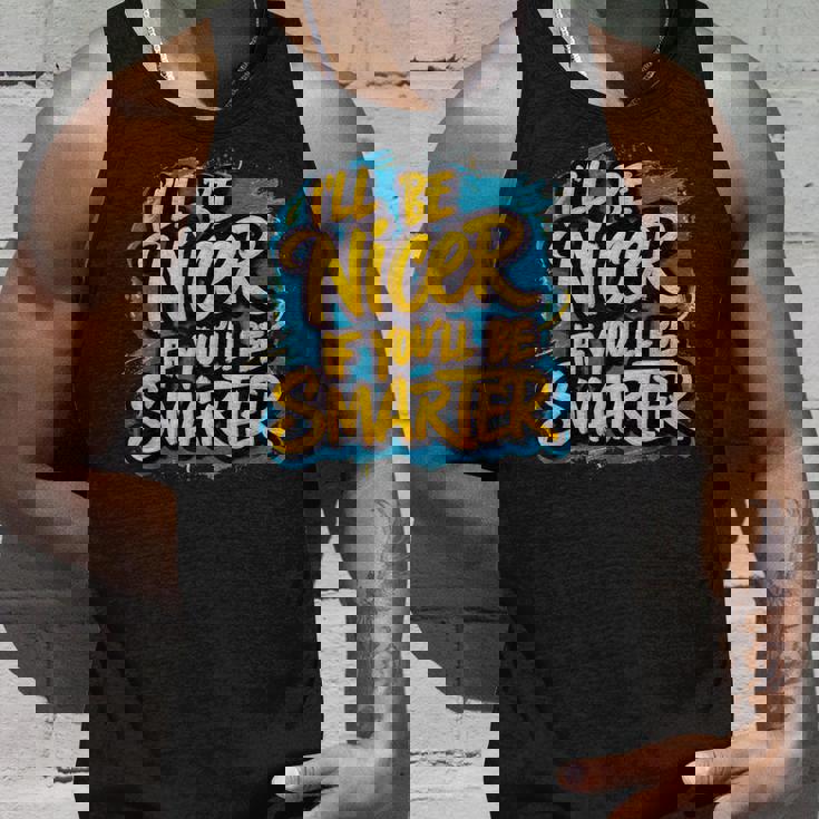 おかしな I'll Be Nicer If You Bemartassy Attitude タンクトップ 彼への贈り物