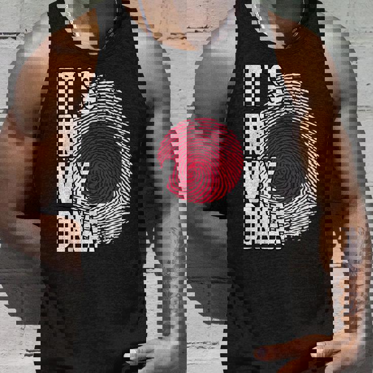 おかしな It's In My Dna 日本国旗 指紋 タンクトップ 彼への贈り物