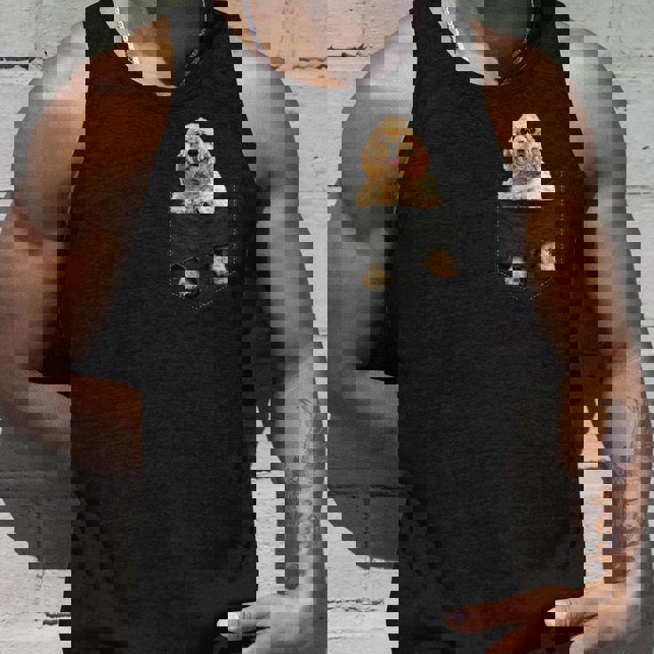 おかしなアメリカンコッカースパニエル犬ポケット犬愛好家 タンクトップ 彼への贈り物