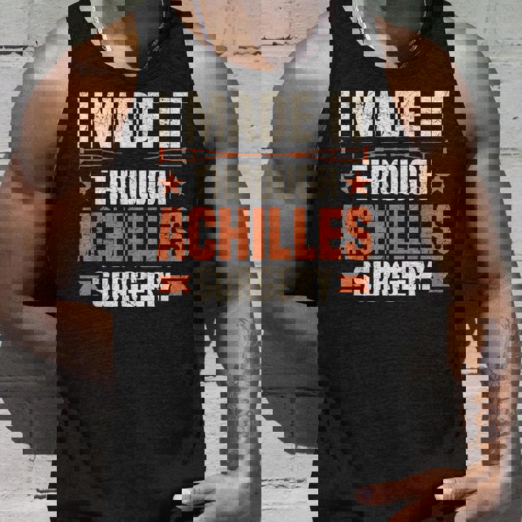 おかしな手術 サバイバー デザイン リカバリー アキレス手術 タンクトップ 彼への贈り物