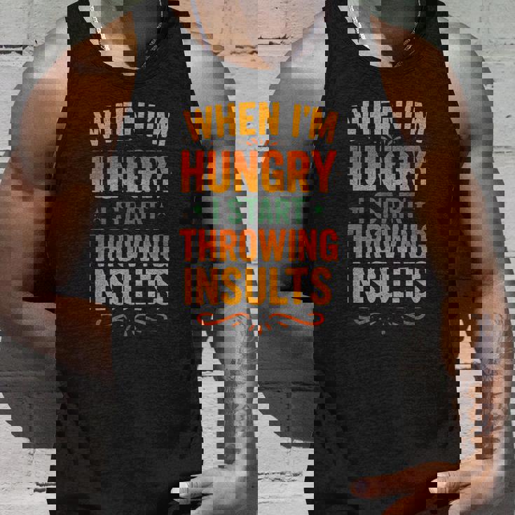 おかしな食べ物好きの言葉、私が空腹になるとき タンクトップ 彼への贈り物