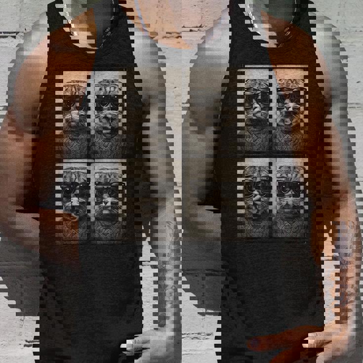 おしゃれメガネのスコティッシュフォールド タンクトップ 彼への贈り物