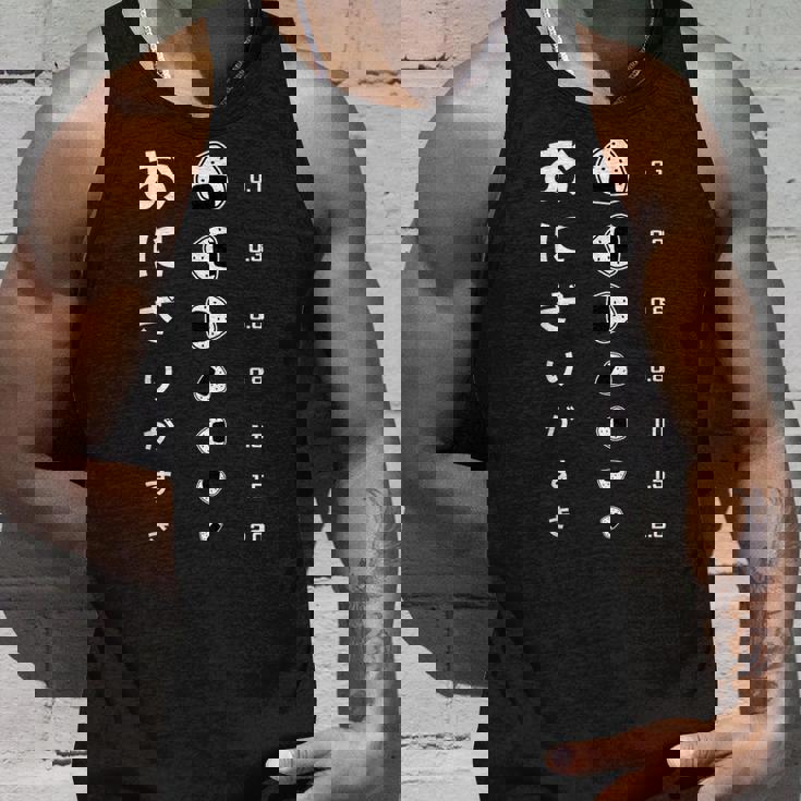 おにぎりがすき おにぎり食べたい おにぎり視力検査台 タンクトップ 彼への贈り物