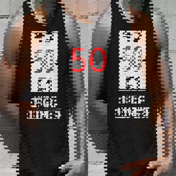 おもしろい 50歳の誕生日 オールドメーター 50歳 50歳 誕生日 50歳 50歳 タンクトップ 彼への贈り物