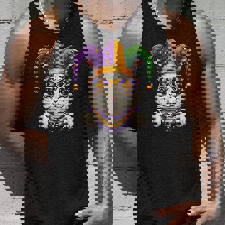 おもしろうさぎ マルディグラ フェスティバル カーニバル レディース メンズ キッズ タンクトップ 彼への贈り物