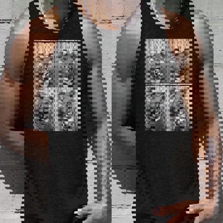 おもしろコアラ顔笑いコアラ動物写真かわいいコアラ タンクトップ 彼への贈り物