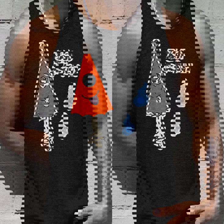 からかさ小僧『なんか よ〜かい？』唐傘 おばけ【ゆるフレンズ】妖怪 かわいい イラスト タンクトップ 彼への贈り物