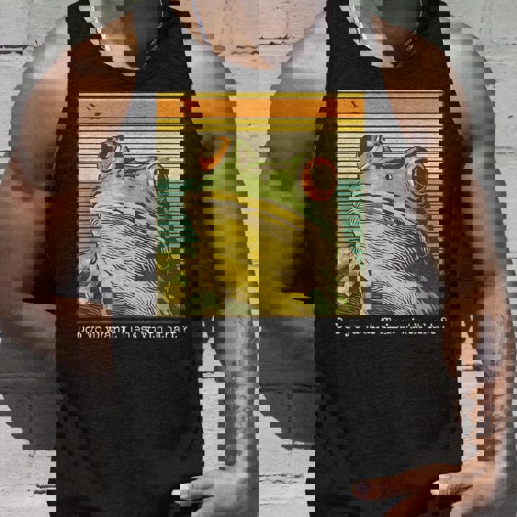 かわいい 面白い レトロ カエル タンクトップ 彼への贈り物