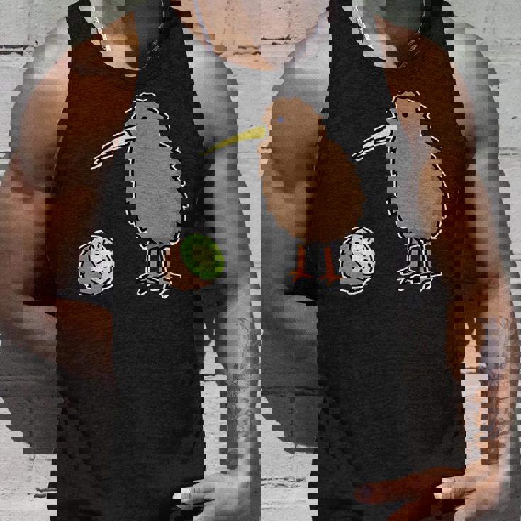 かわいいキウイの鳥と果物 ニュージーランド タンクトップ 彼への贈り物