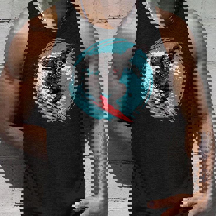 かわいいゴリラサーフィン タンクトップ 彼への贈り物