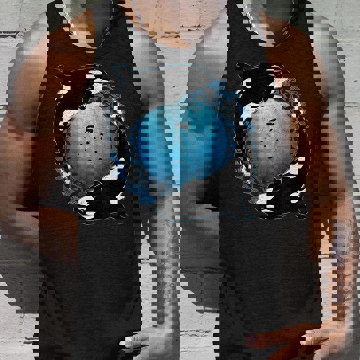 かわいいシャチキラークジラ タンクトップ 彼への贈り物