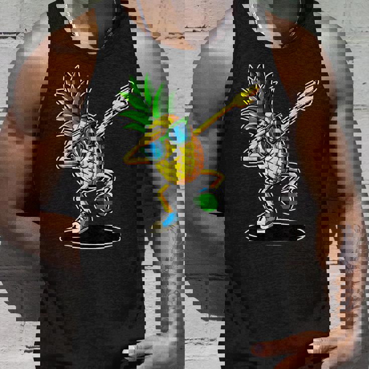 かわいいパイナップルダビングダンシングシャツ 面白いキッズプリント タンクトップ 彼への贈り物