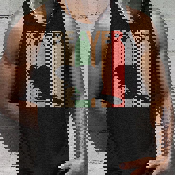 かわいいビーバーの動物 タンクトップ 彼への贈り物