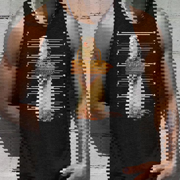 かわいいフェレット泥棒 面白い動物 タンクトップ 彼への贈り物