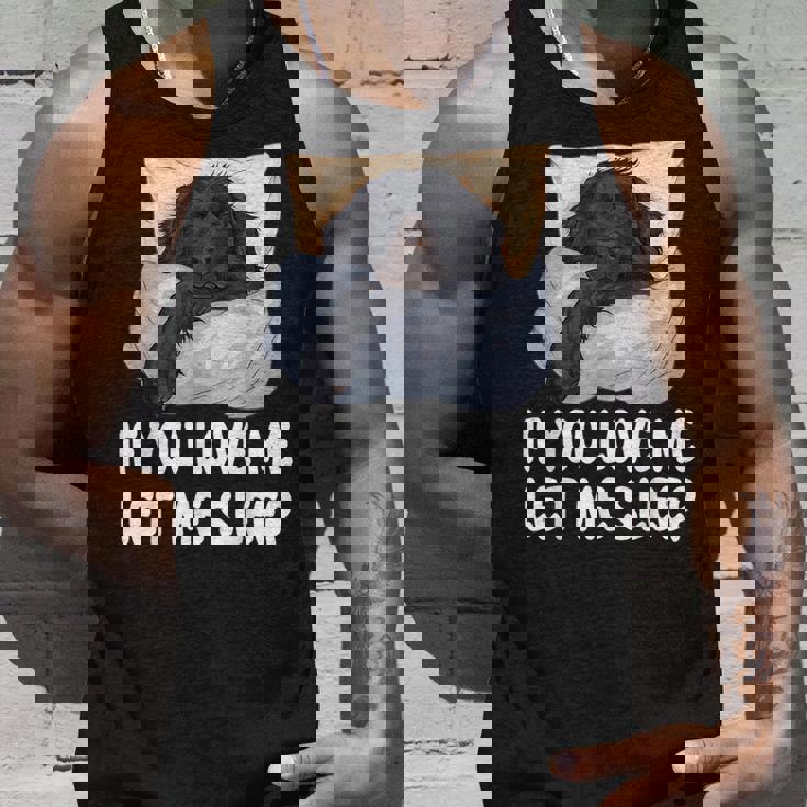 かわいいフラットコートレトリバー If You Love Meleep タンクトップ 彼への贈り物