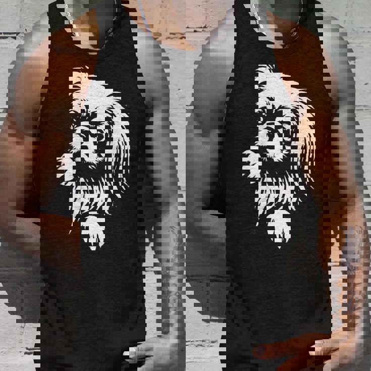 かわいいペキニーズのぞき見犬のグラフィック デザイン タンクトップ 彼への贈り物