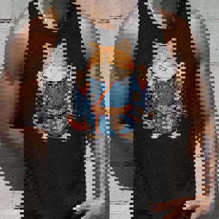 かわいいマワシ相撲帯猫ちゃんの力士 タンクトップ 彼への贈り物