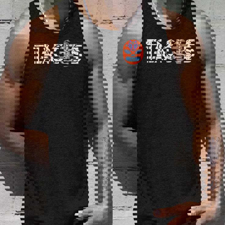 かわいいユニークなルチャリブレレスリングマスク タコスギフト タンクトップ 彼への贈り物