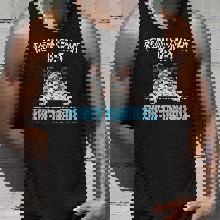 かわいいラグドール猫のデザイン-私のラグドールが大好き タンクトップ 彼への贈り物