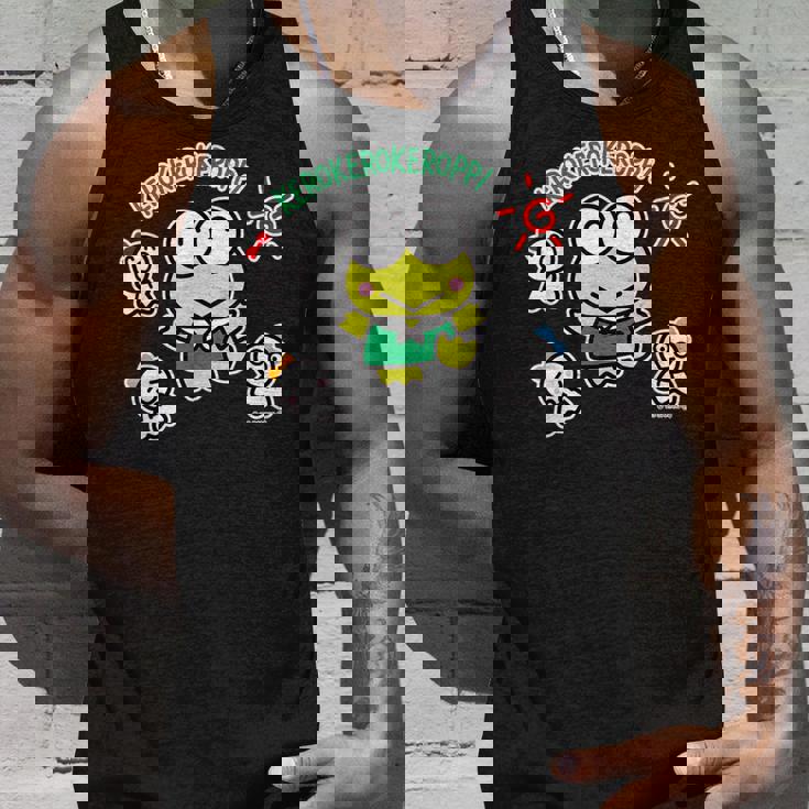 けろけろけろっぴ てるてるぼうず ダークカラー タンクトップ 彼への贈り物