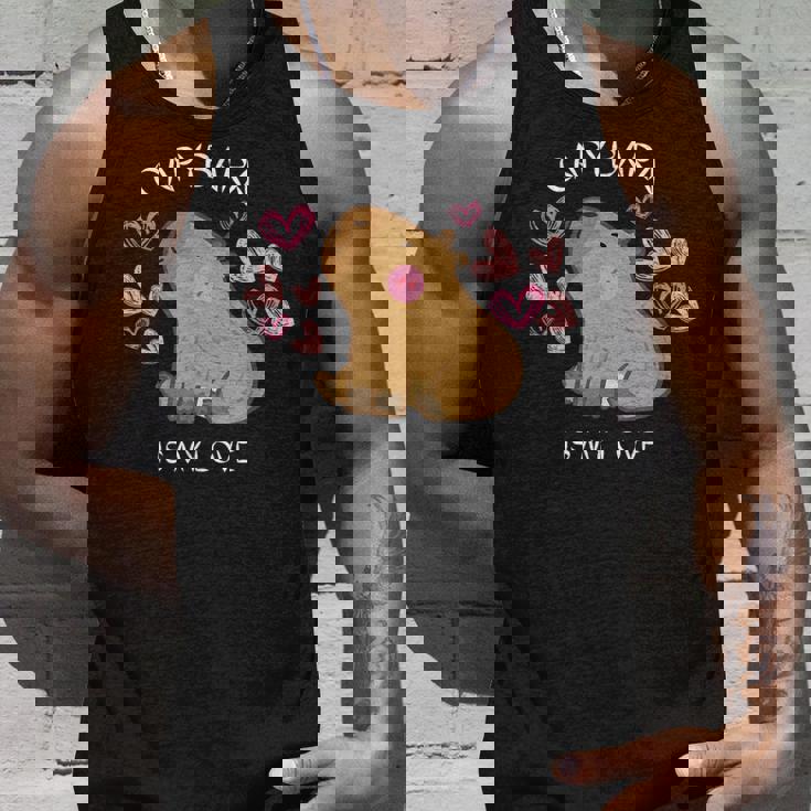 げっ歯類 面白いカピバラ カピバラアート メンズ レディース キッズ タンクトップ 彼への贈り物