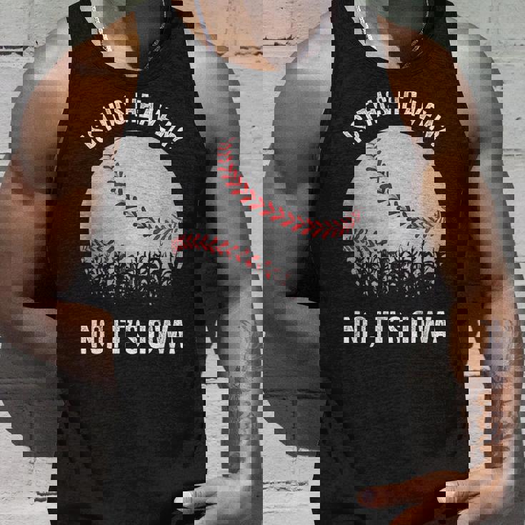 ここは天国か？アイオワ・ビンテージ・ベースボール・コーン・フィールズ タンクトップ 彼への贈り物