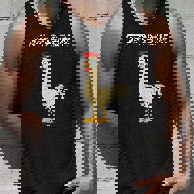 このチキン野郎が！ おもしろ ニワトリ かわいい チキン ギャグ 面白い ネタ ジョーク タンクトップ 彼への贈り物