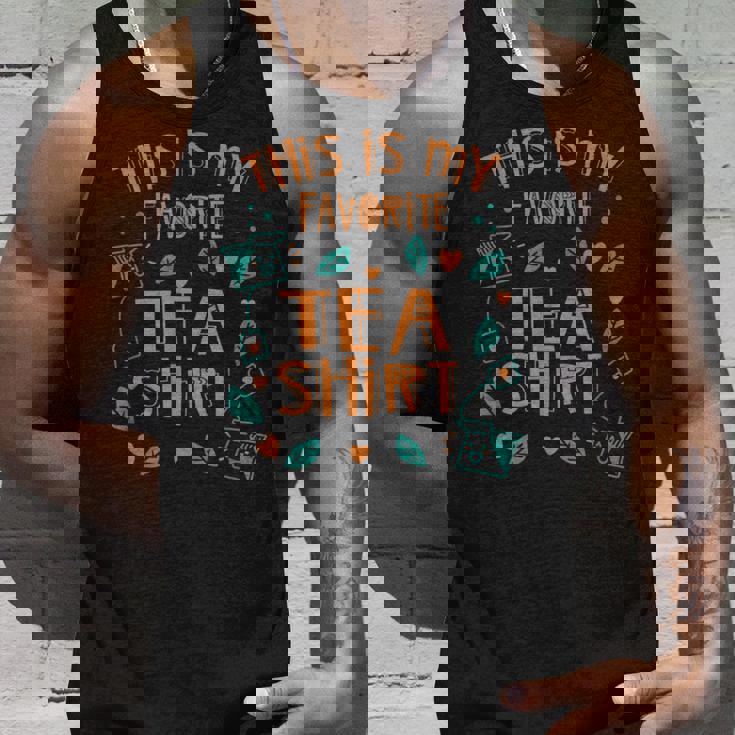 これが私の好きな紅茶のシャツです 恋人 お茶 ダジャレ ドリンク と言っています。 タンクトップ 彼への贈り物