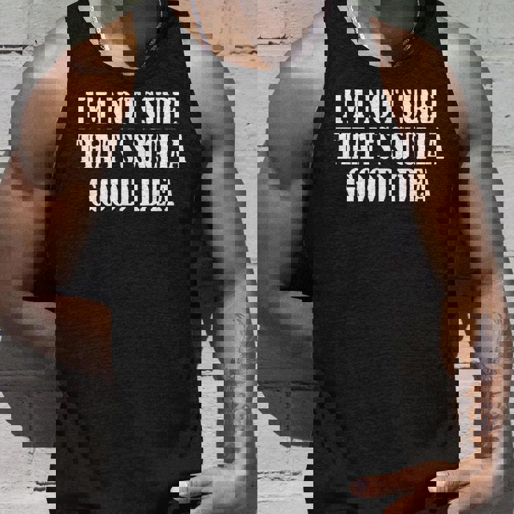 こんなにいいアイデアだとは思えない タンクトップ 彼への贈り物