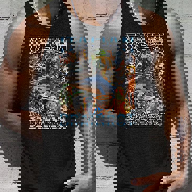 すべてのイタリアンブレインローミーム-イタリアンブレインロット タンクトップ 彼への贈り物