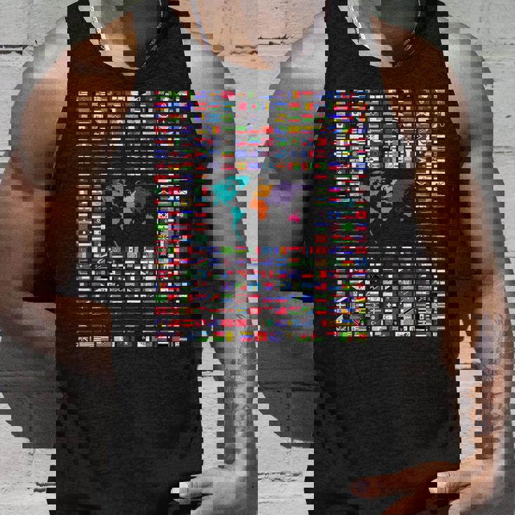 すべての国 世界の国旗 287 国旗 国際 タンクトップ 彼への贈り物